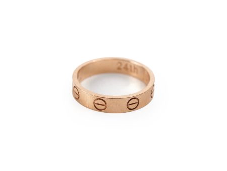 Cartier Love Wedding Band Size 48 Pink Gold Discount