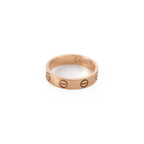 Cartier Love Wedding Band Size 48 Pink Gold Discount