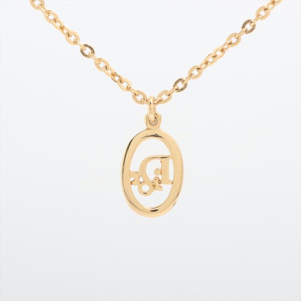 Christian Dior Logo Gold Necklace Costume Jewellery For Cheap