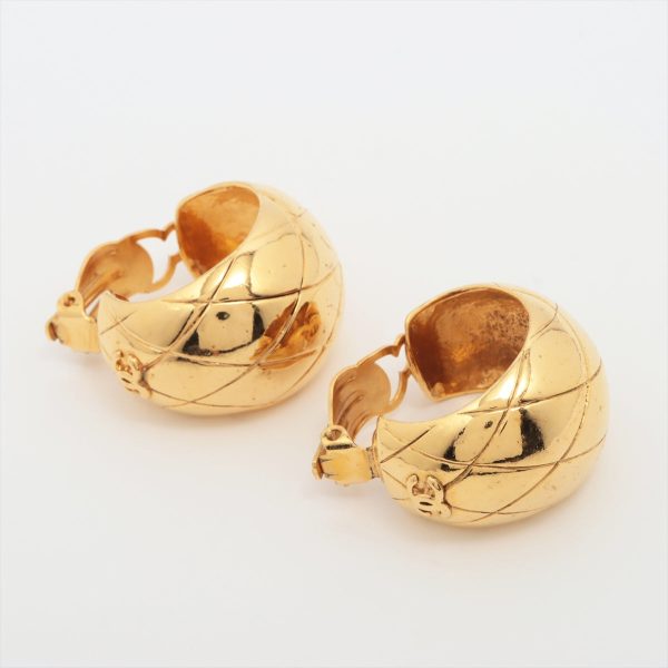 Chanel Coco Gold Clip On Earrings Costume Jewellery on Sale