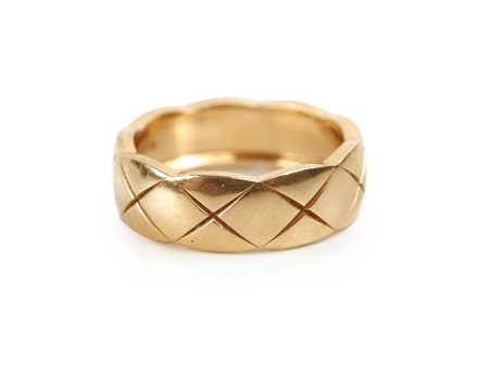 Chanel Coco Crush Ring Yellow Gold Size 55 Online Hot Sale