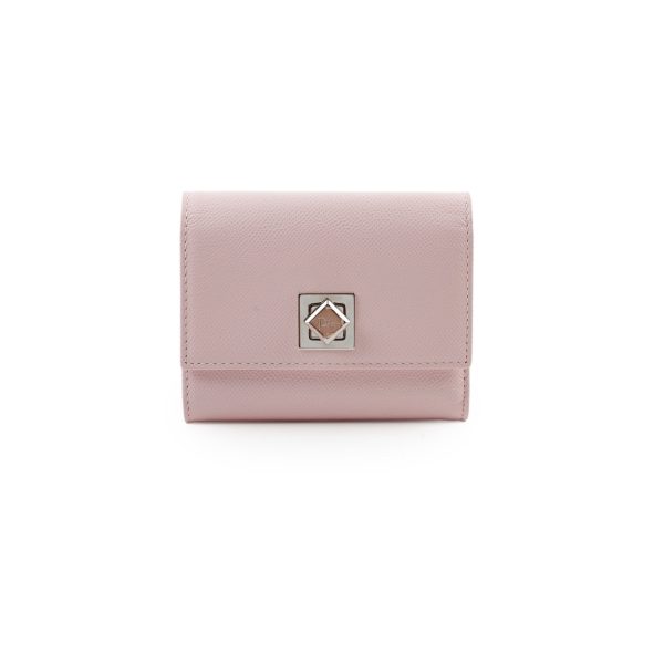 Christian Dior Turn Me Pink Leather Wallet For Cheap