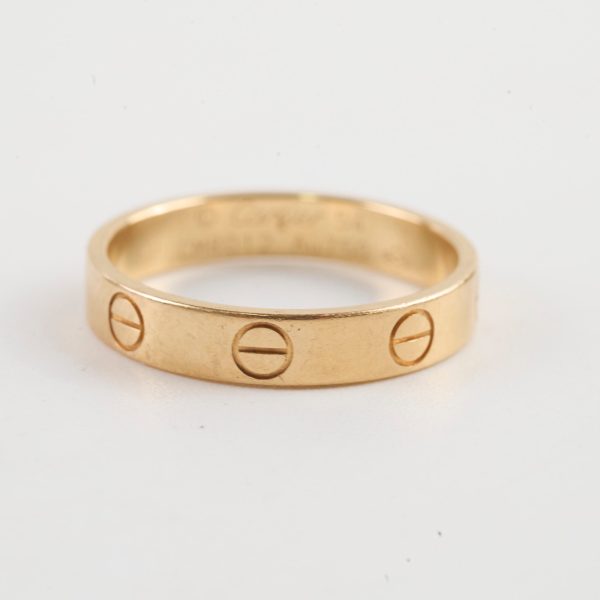 Cartier Small Model Love Ring Size 54 Pink Gold on Sale