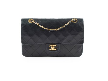 Chanel Medium Large Vintage Double Classic Flap Black Fashion