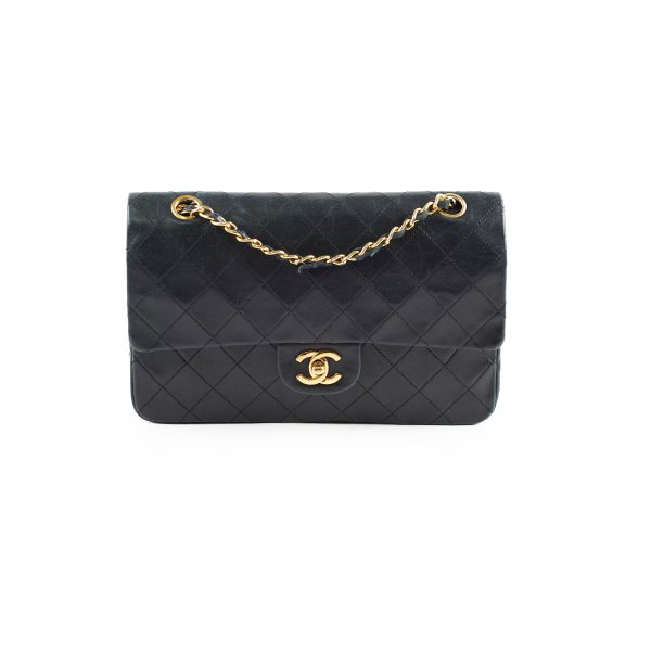 Chanel Medium Large Vintage Double Classic Flap Black Fashion