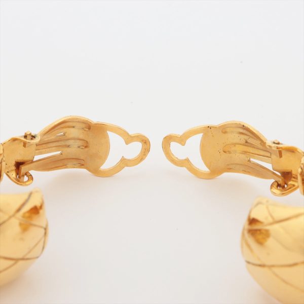 Chanel Coco Gold Clip On Earrings Costume Jewellery on Sale