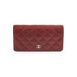 Chanel Long Wallet Red Caviar - Series 18 Online now