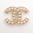 Chanel Coco Logo Rhinestone Pearl Brooch Costume Jewellery Cheap