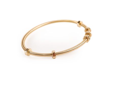 Cartier Ecrou De Bracelet Rose Gold Size 19 Online