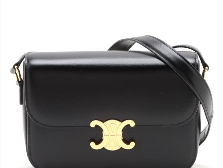 Celine Triomphe Classique Crossbody Bag medium Black Supply