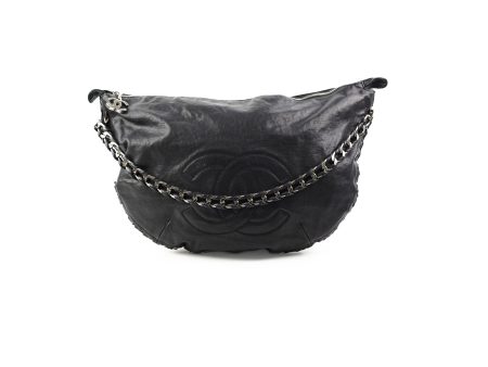 Chanel Black Hobo Shoulder Bag - Series 10 Online now