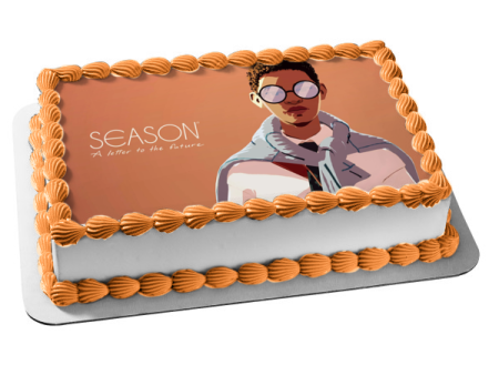 Season a Letter to the Future a Skin Edible Cake Topper Image ABPID57032 Online now