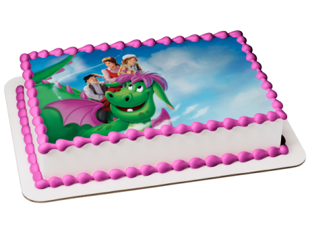 Pete s Dragon Lampie Nora and Lena Edible Cake Topper Image ABPID57066 Discount