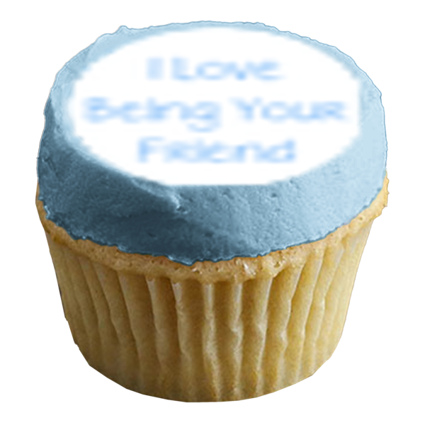 Blue Valentines Cupcake Toppers by Love Grows Wild Edible Cupcake Topper Images ABPID56999 Online now