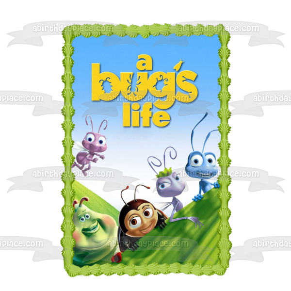 A Bug s Life Flik Princess Atta Heimlich Francis and Dot Edible Cake Topper Image ABPID57060 Online now