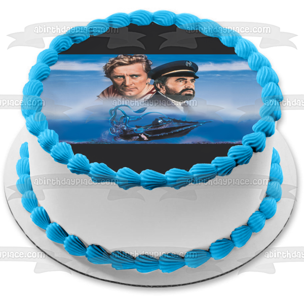 20,000 Leagues Under the Sea  Professor Pierre M. Aronnax and Conseil Edible Cake Topper Image ABPID57065 Fashion