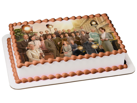 Downton Abbey: A New Era Violet Myrna Jack Guy and Lucy Edible Cake Topper Image ABPID57052 Supply