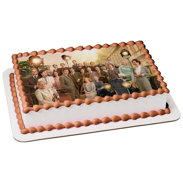 Downton Abbey: A New Era Violet Myrna Jack Guy and Lucy Edible Cake Topper Image ABPID57052 Supply