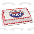 Happy President s Day American Flag Hat Edible Cake Topper Image ABPID57025 on Sale