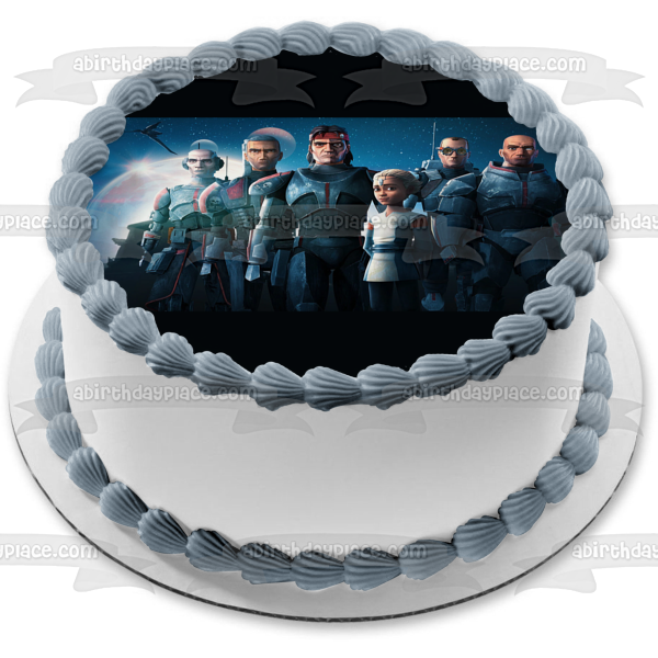 Star Wars: The Clone Wars Animated Series Captain Rex Edible Cake Topper Image ABPID56936 Hot on Sale