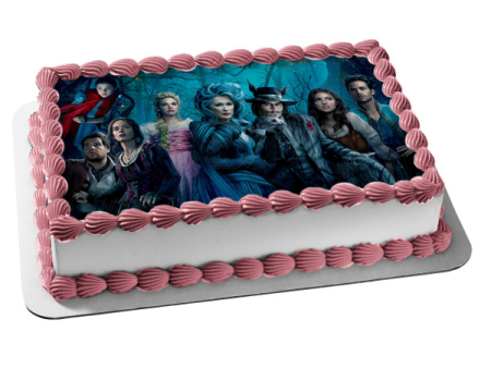 Into the Woods Movie Poster the Witch the Bakers Wife and the Big Bad Wolf Edible Cake Topper Image ABPID56989 For Discount