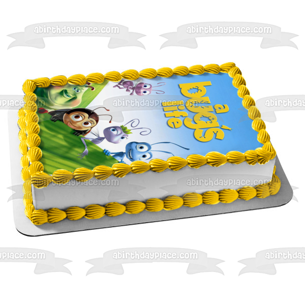 A Bug s Life Flik Princess Atta Heimlich Francis and Dot Edible Cake Topper Image ABPID57060 Online now