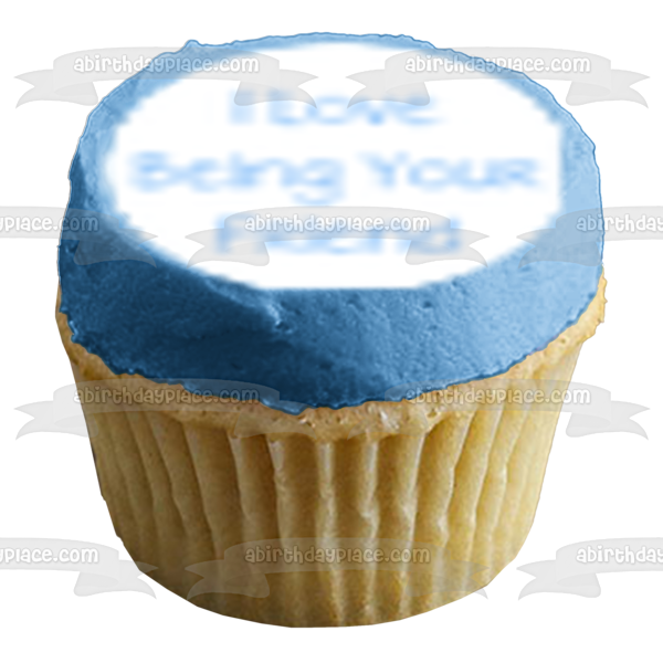 Blue Valentines Cupcake Toppers by Love Grows Wild Edible Cupcake Topper Images ABPID56999 Online now