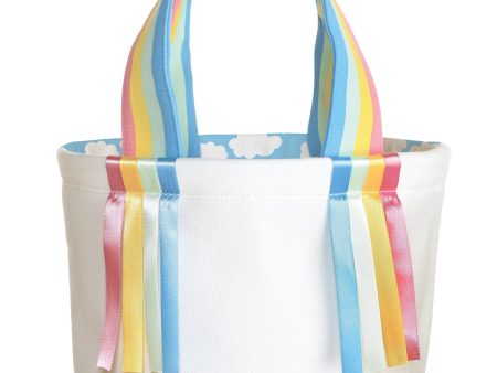 Rainbow Handle Easter Basket, 1ct Discount