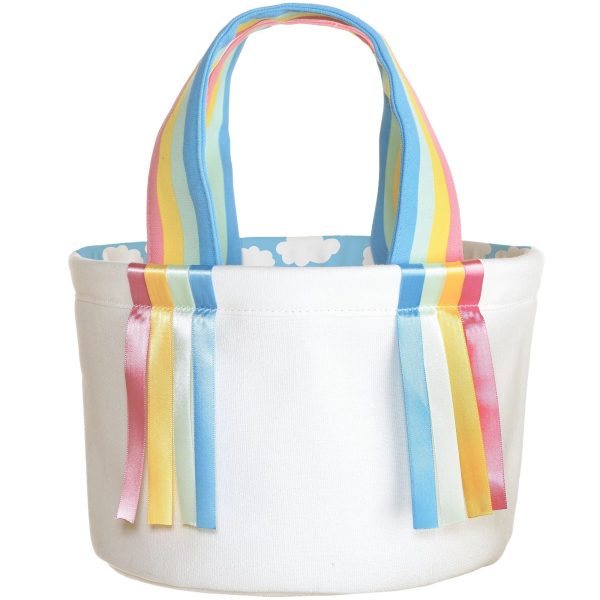 Rainbow Handle Easter Basket, 1ct Discount