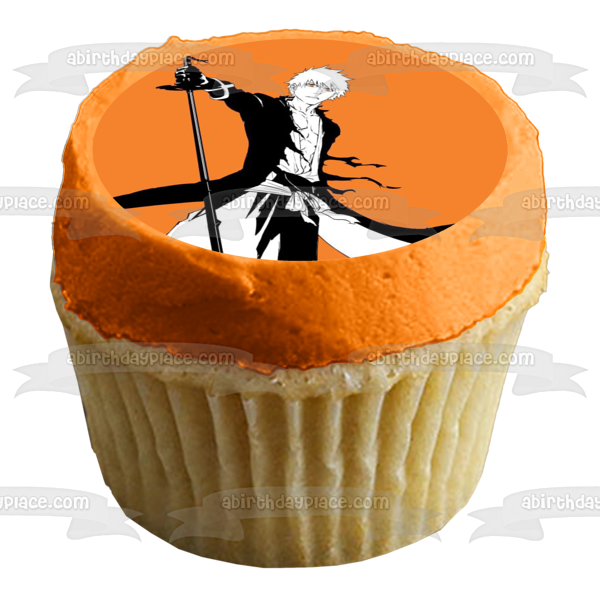 Bleach Ichigo Thousand Year Blood War Edible Cake Topper Image ABPID56872 For Cheap