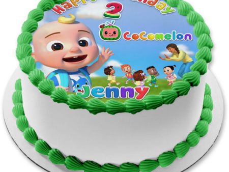 Cocomelon Class Baby JJ Back to School Party Edible Cake Topper Image ABPID56876 Sale