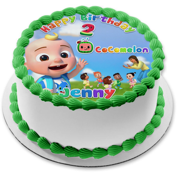 Cocomelon Class Baby JJ Back to School Party Edible Cake Topper Image ABPID56876 Sale