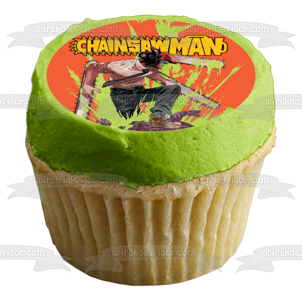 Chainsaw Man Denji Anime Manga Shonen Jump Edible Cake Topper Image ABPID56874 Online Hot Sale