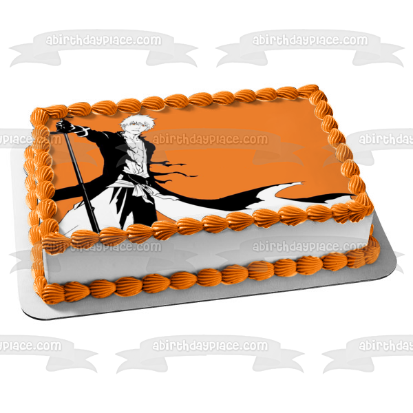 Bleach Ichigo Thousand Year Blood War Edible Cake Topper Image ABPID56872 For Cheap