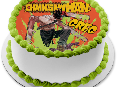 Chainsaw Man Denji Anime Manga Shonen Jump Edible Cake Topper Image ABPID56874 Online Hot Sale