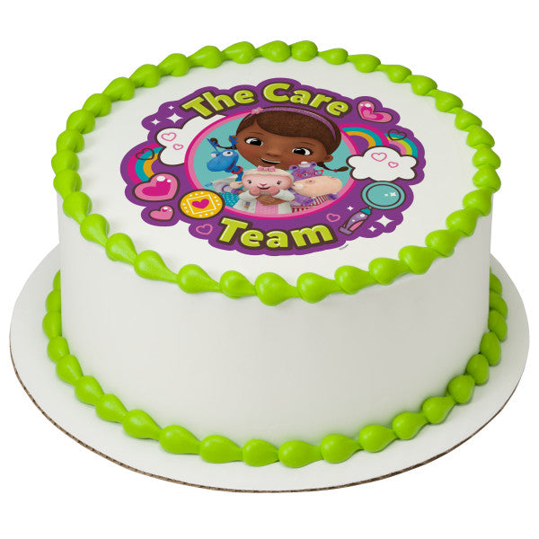 Doc McStuffins The Care Team Edible Cake Topper Image Online Sale