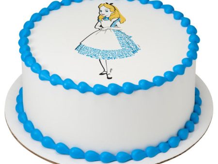 Alice in Wonderland Edible Cake Topper Image Online