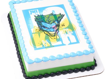 Batman™ The Joker Edible Cake Topper Image Sale