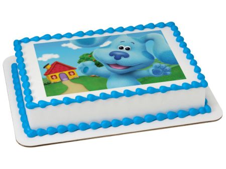 Blue s Clues & You! Blue Edible Cake Topper Image Fashion