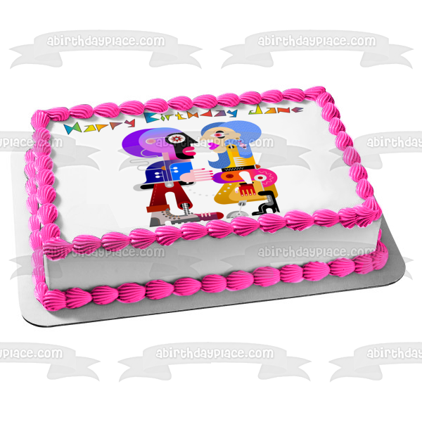 Abstract Art People Artist Art Teacher Fine Art Edible Cake Topper Image ABPID56871 For Cheap