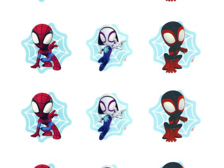 Spidey and His Amazing Friends Ghost Spider Spinn Edible Cupcake Topper Images ABPID56870 on Sale