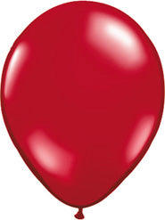 11  Ruby Red Latex Balloon, 1ct Online now